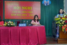 HỘI NGHỊ CÁN BỘ, VIÊN CHỨC TRƯỜNG THPT MỸ HÀO NĂM HỌC 2021-2022