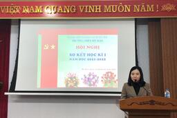 HỘI NGHỊ SƠ KẾT HỌC KÌ I, NĂM HỌC 2021-2022