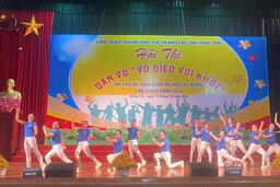 TRƯỜNG THPT MỸ HÀO THAM DỰ HỘI THI DÂN VŨ “VŨ ĐIỆU VUI KHỎE” LẦN THỨ II NĂM 2024