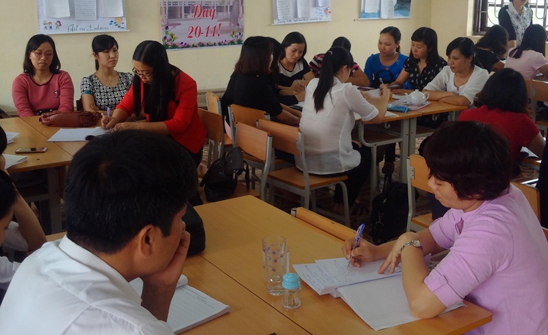 Sinh hoạt chuyên môn theo cụm trường - một giải pháp tích cực nâng cao chất lượng đội ngũ đáp ứng yêu cầu đổi mới phương pháp dạy học